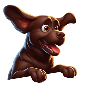 Labrador Retriever Premium Dog Sticker