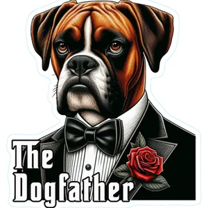 Boxer Premium Dog Sticker