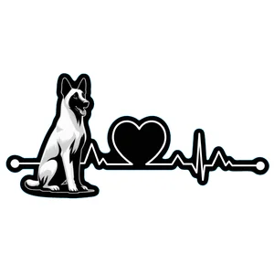 German Shepherd Premium Dog Sticker
