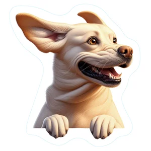 Labrador Retriever Premium Dog Sticker