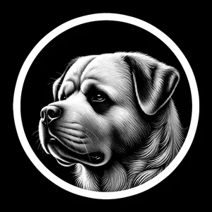 Labrador Retriever Premium Dog Sticker by Unknown