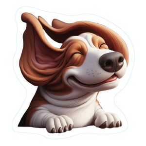 Dachshund Premium Dog Sticker by Unknown