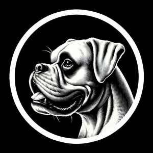 Golden Retriever Premium Dog Sticker by Unknown