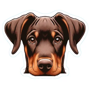 Border Collie Premium Dog Sticker by Unknown