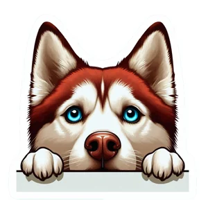 Border Collie Premium Dog Sticker by Unknown