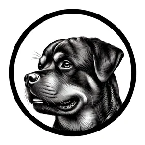 Siberian Husky Premium Dog Sticker by Unknown