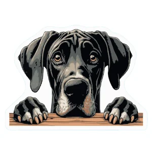 Boxer Premium Dog Sticker by Unknown