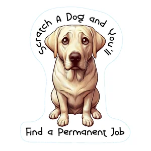 Beagle Premium Dog Sticker by Unknown