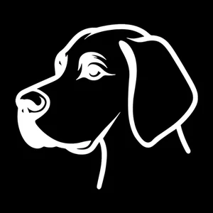 Beagle Premium Dog Sticker by Unknown
