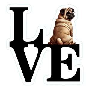 Golden Retriever Premium Dog Sticker by Unknown