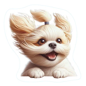 Boxer Premium Dog Sticker by Unknown