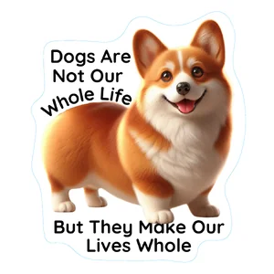 Golden Retriever Premium Dog Sticker by Unknown