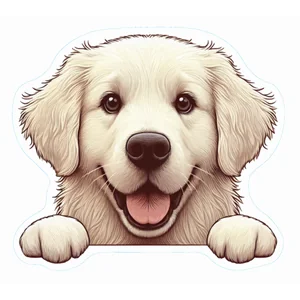 Pomeranian Premium Dog Sticker by Unknown