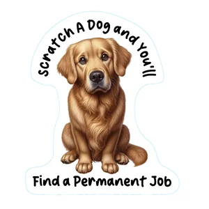 Labrador Retriever Premium Dog Sticker by Unknown
