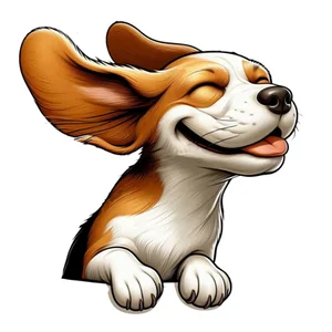Saint Bernard Premium Dog Sticker by Unknown