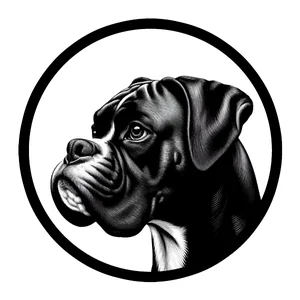 Great Dane Premium Dog Sticker by Unknown