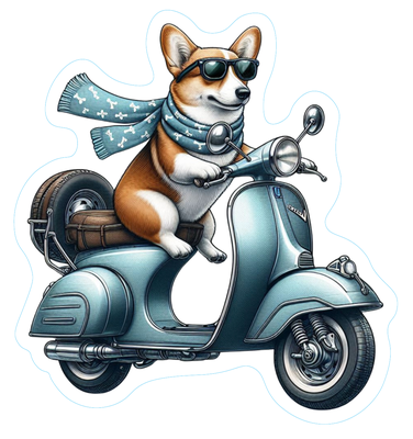 Siberian Husky Premium Dog Sticker by Unknown